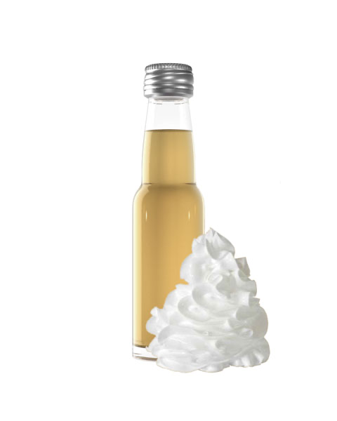 Whisky-Sahne-Likör in der kleinen 20-ml-Flasche mit personalisiertem Etikett